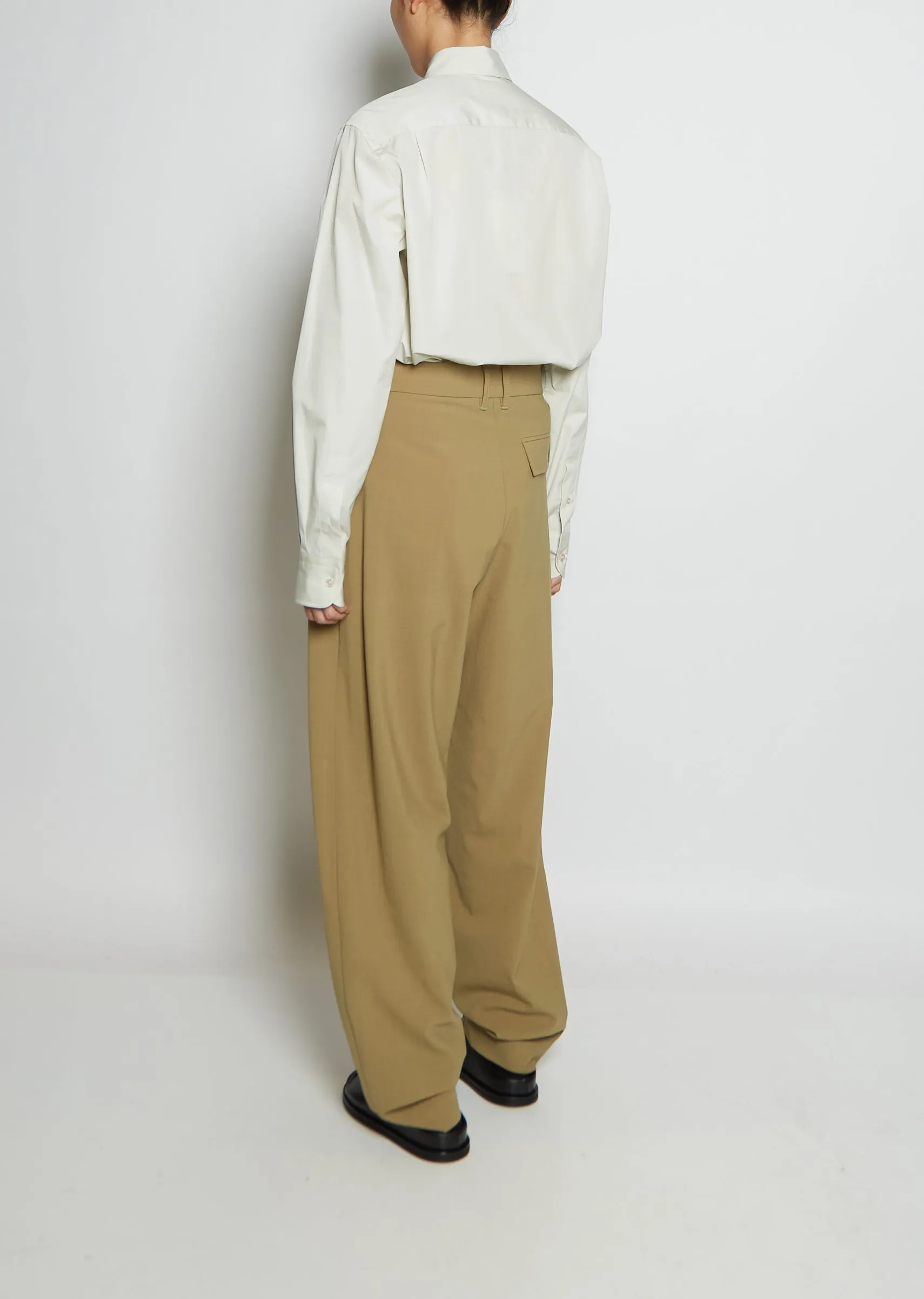 Bolin Double Pleat Wool Pants