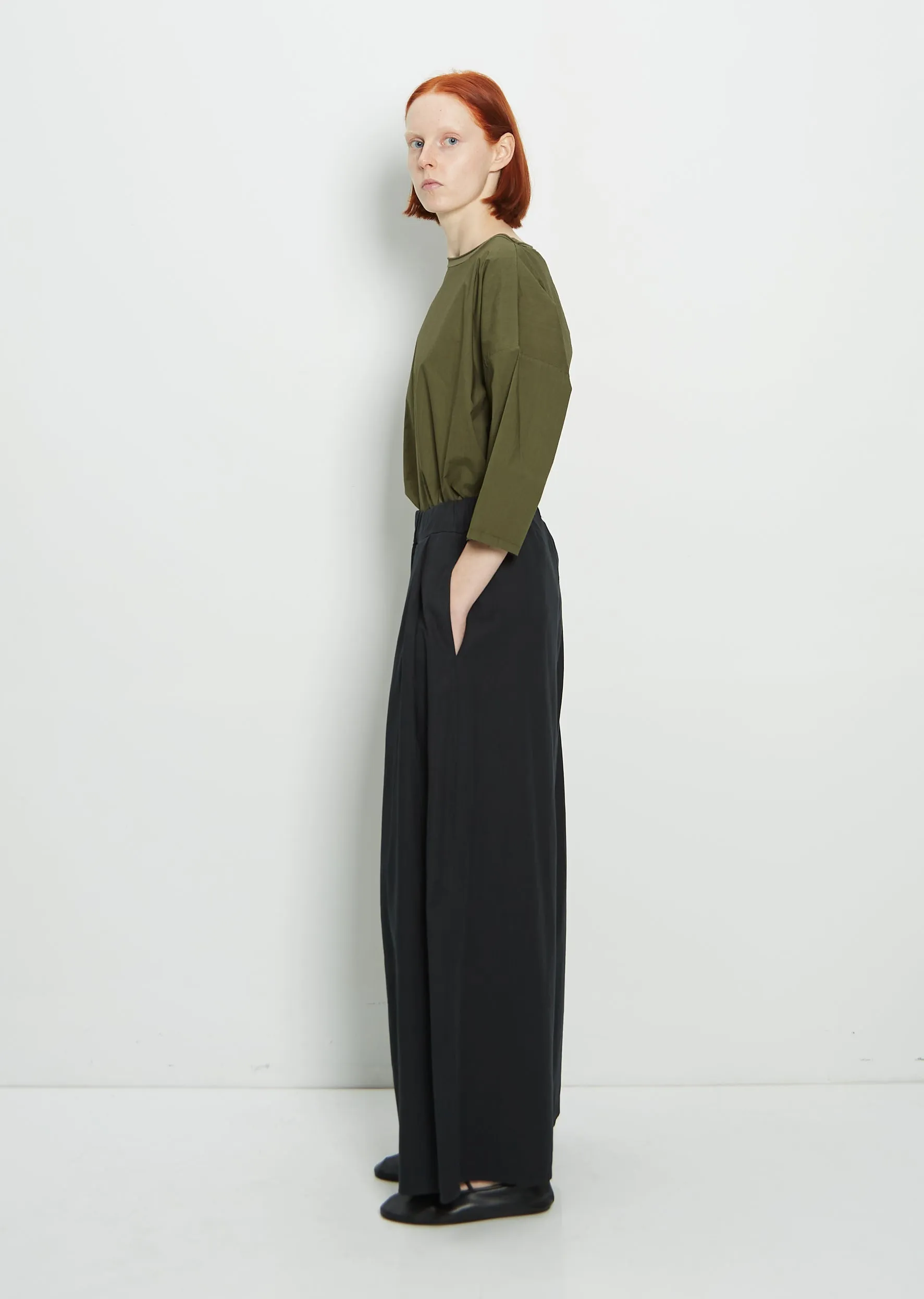 Cotton Dalla Pant — Black
