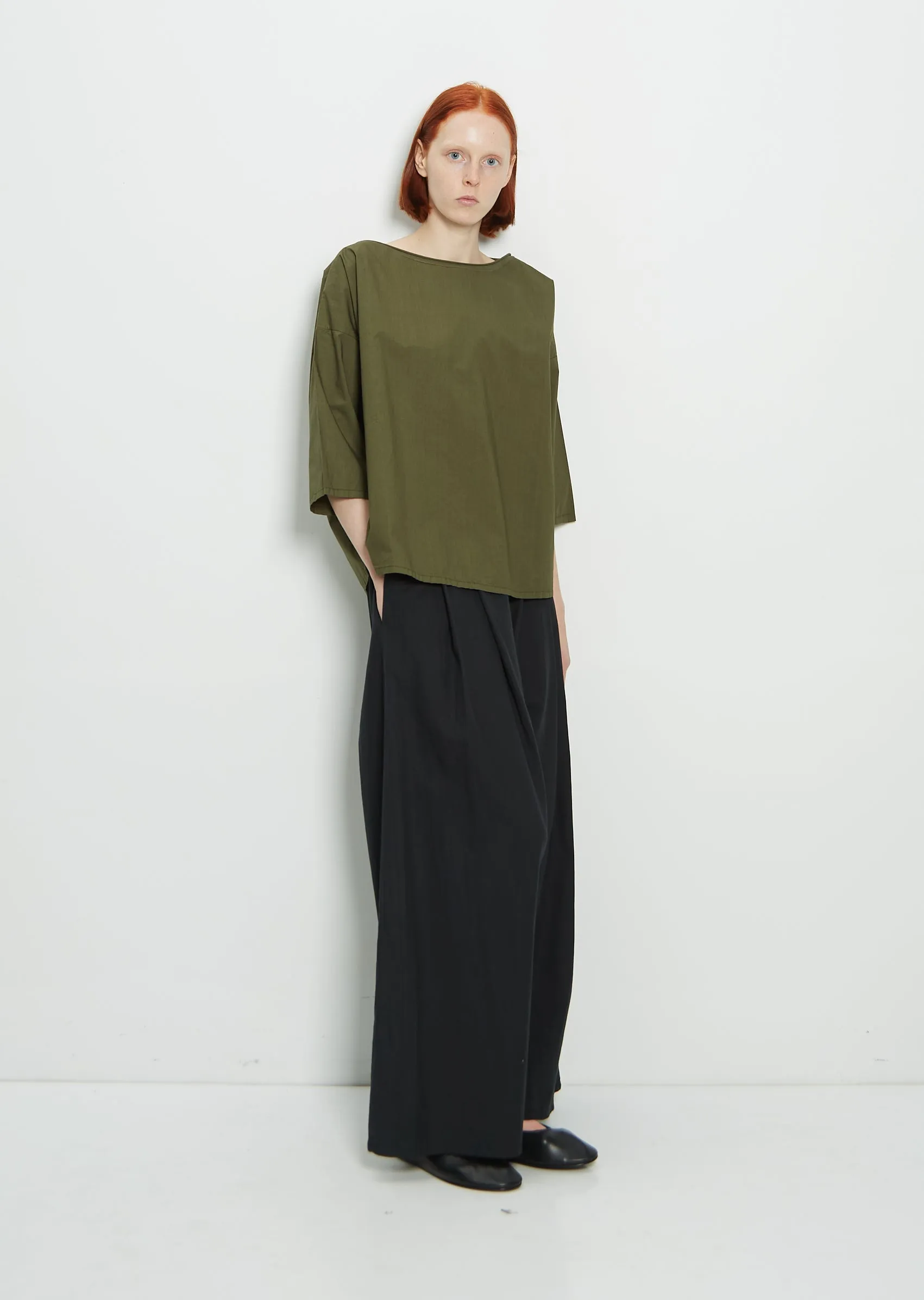 Cotton Dalla Pant — Black