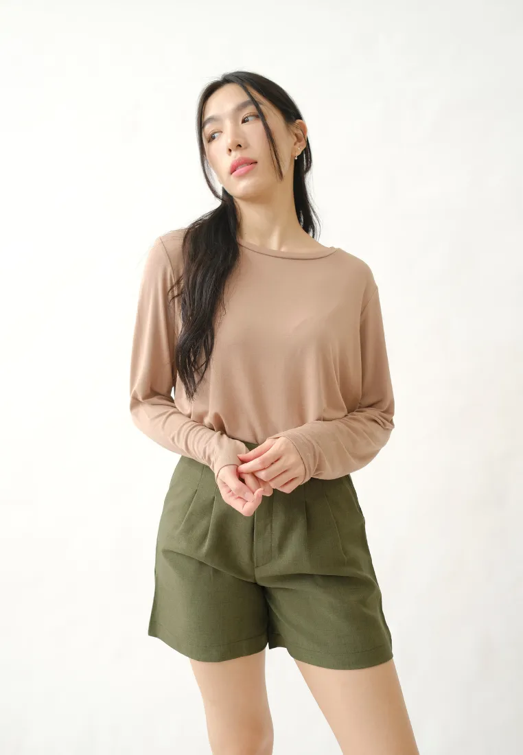 Janine Linen Shorts