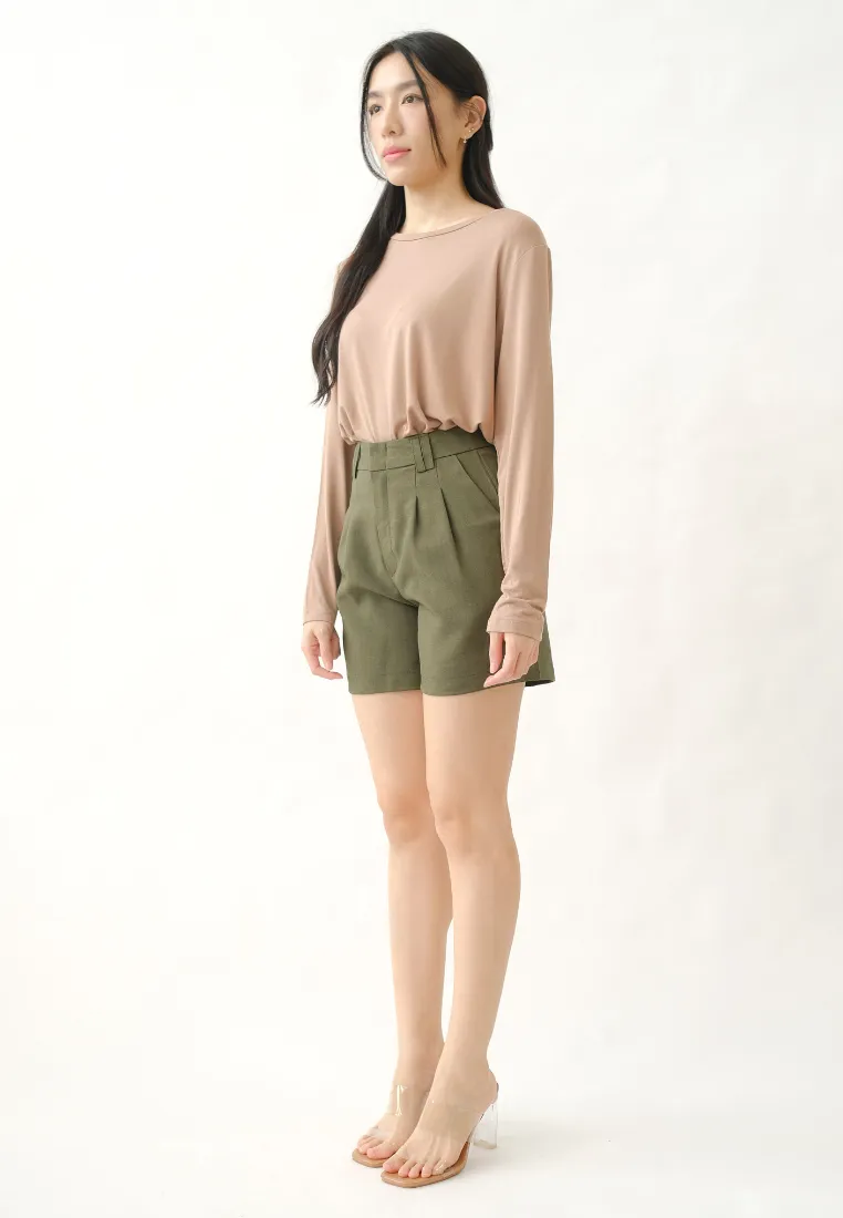 Janine Linen Shorts
