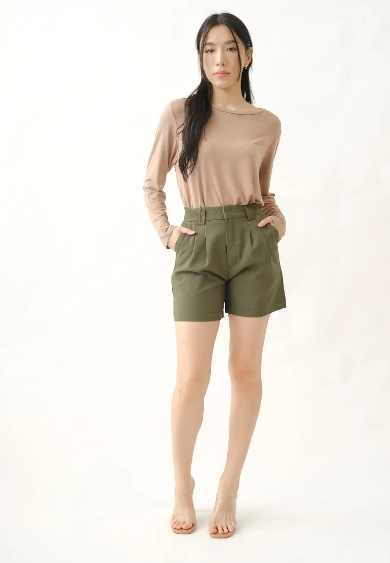 Janine Linen Shorts