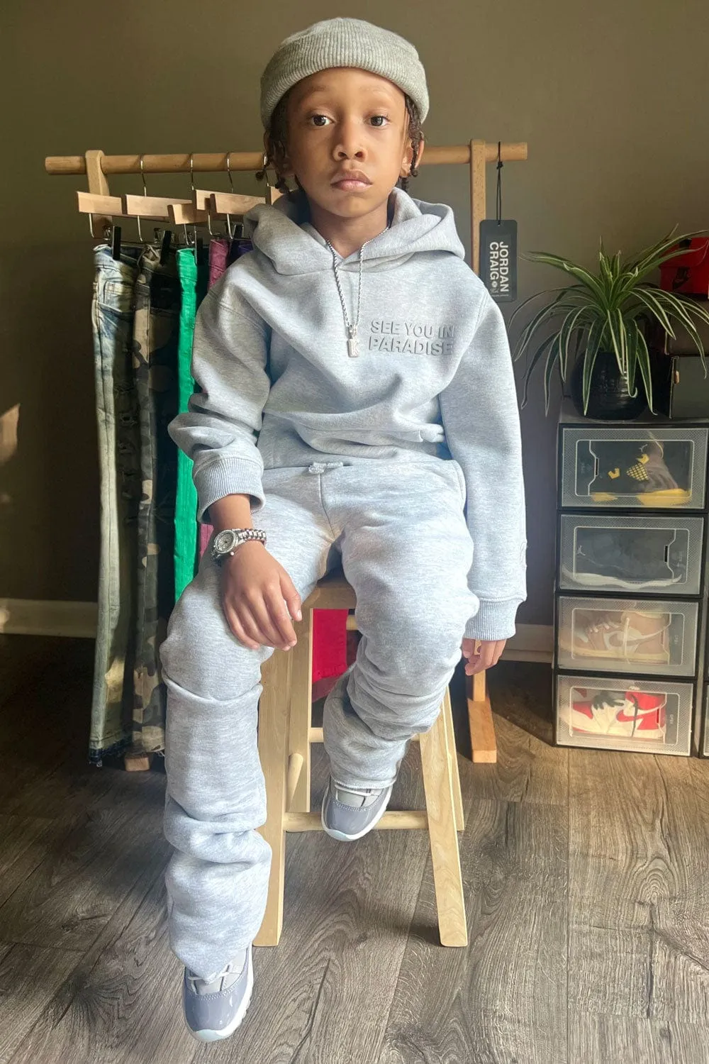 Kids Uptown Stacked Sweatpants 3 Pack #1