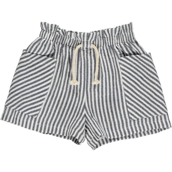 Vignette Grey Stripe Arwen Shorts
